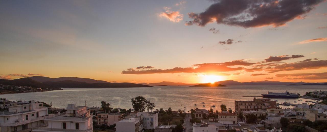 Evia Hotel & Suites Marmari  Bagian luar foto