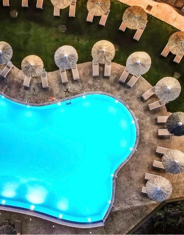 Evia Hotel & Suites Marmari  Bagian luar foto